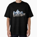 Minimalist Mountain Peak - Aesthetic Adventure Line Art by DraftDose