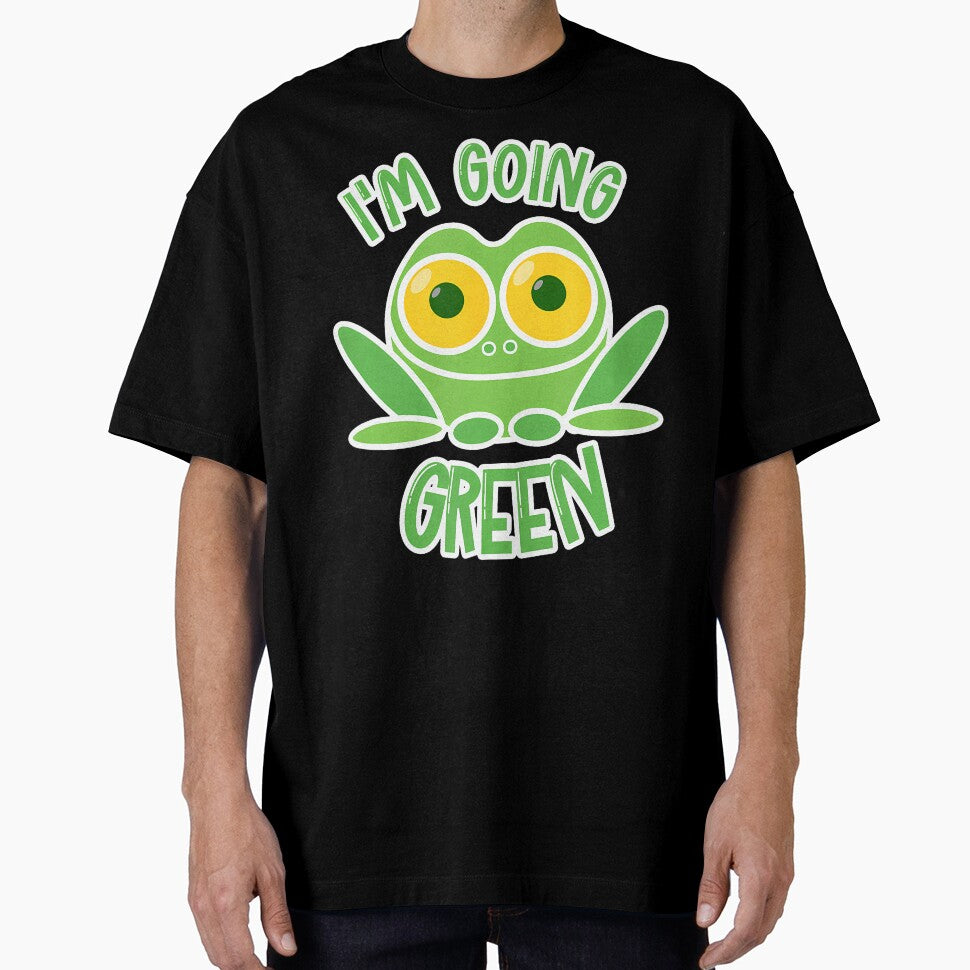 I'M Going Green Cute Eco Frog Climate Change Save The Earth by TommieJune