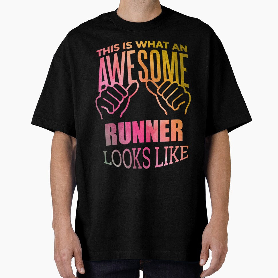 Awesome Running Gift Design in Watercolo| Perfect Gift by sherricam