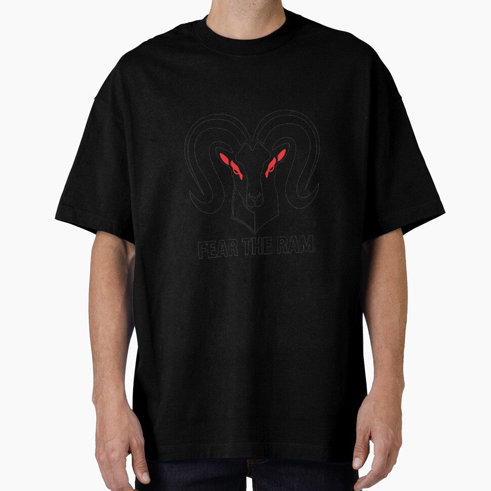 Fierce Ram Graphic T-Shirt, Fear The Ram Design, Bold Animal Illustration Tee, Unique Statement Shirt, Artistic Graphic Tee, Casual Wear by liberarthq