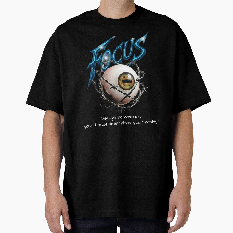 Metallic Blue Focus Text Over Barbed-Wire Eyeball by Goat.Shop-28