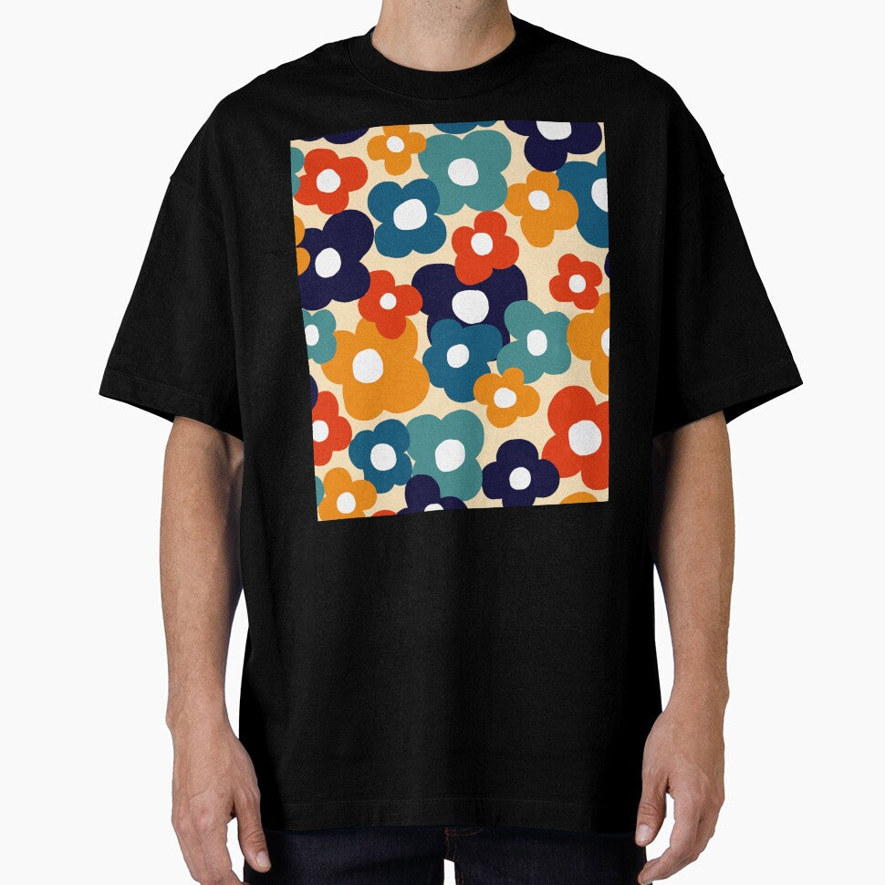 Cute 70s Vintage Retro Flower Power Pattern by Deutschic