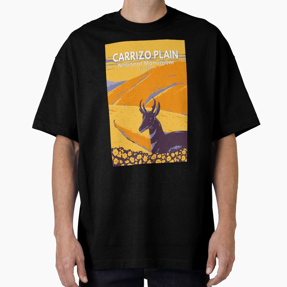 Carrizo Plain National Monument California Vintage by KrisSidDesigns