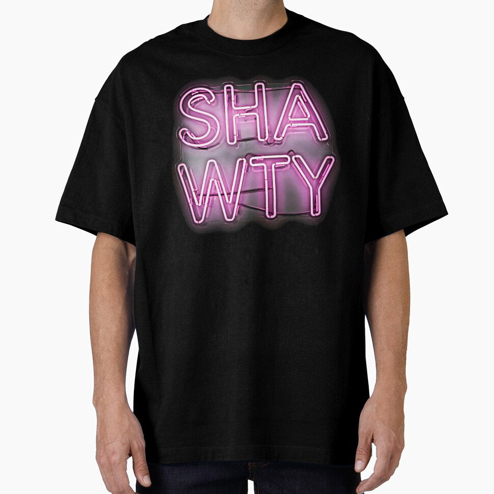 Shawty Neon Glow - Retro Urban Sign Art by ZingZest