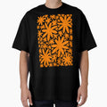 Simple Groovy Retro Flowers Orange by PDMT