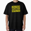 Caution: Sarcasm Detected Funny Sarcastic Humor & Quotes Distressed by BazaarTrades
