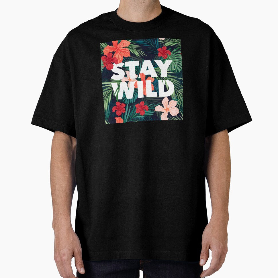Stay Wild Tropical Print by kwillhoite