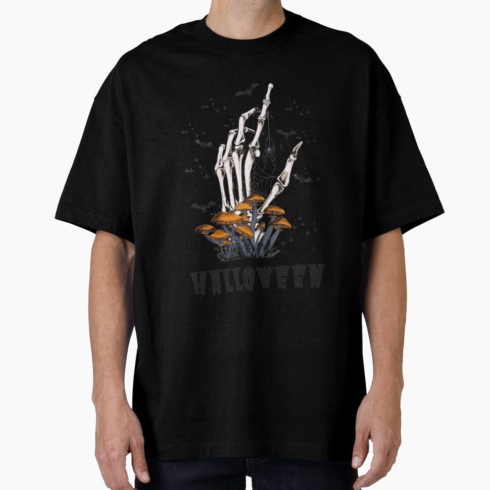 Skeleton Hand Halloween Graphic T-Shirt by KARSCORP
