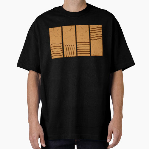 Abstract Desert Geometry Pattern | Modern Minimalist Earth Tone Design by GarnerSupplyCo