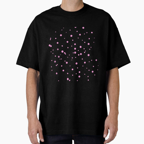 Abstract circles with touches of pink color by HDpod