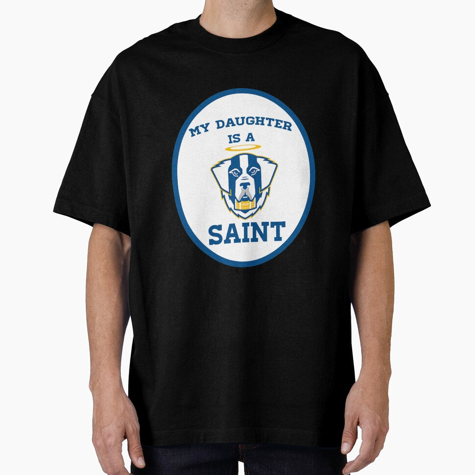 my daughter is a "saint" emmanuel college gear by abbyz-art