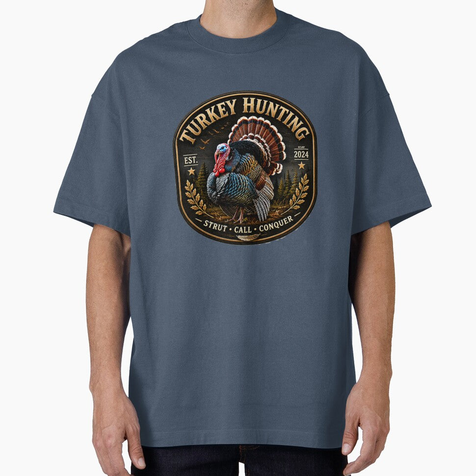 Midnight Strut Turkey Hunting Logo by TammyHunterArt