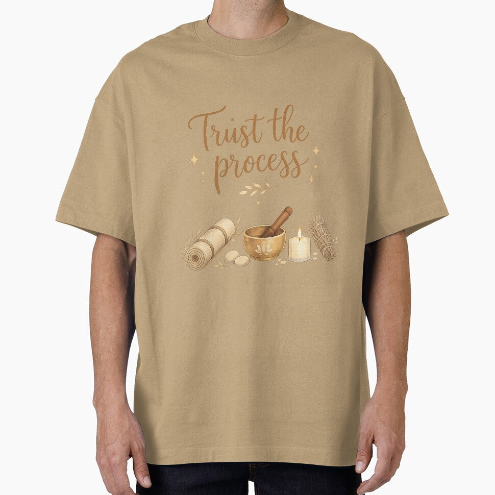 Trust the Process Yoga Quote | Meditation & Mindfulness Wellness Design | Zen Spiritual Gift by MimiSabu