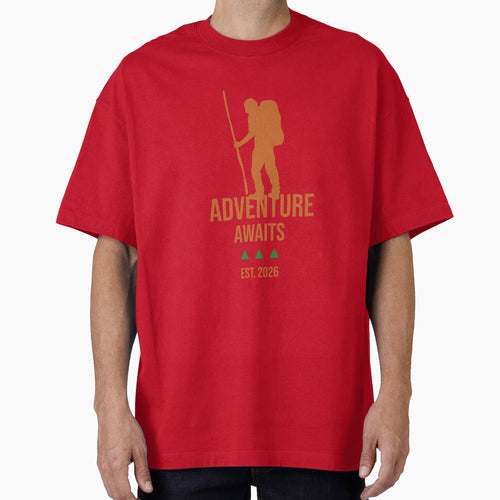 Adventure Awaits. Men Hiking. by FigTreeFactory