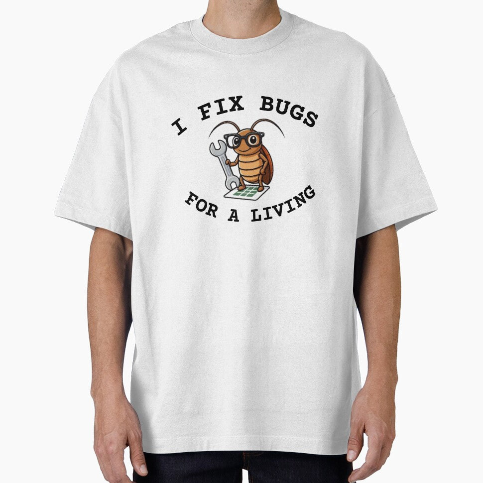 Funny Bug Fixer Cartoon Art by Articulated Vibes