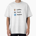 Coffee Teach Repeat – Funny Teacher Life Design by ColorNest Designs