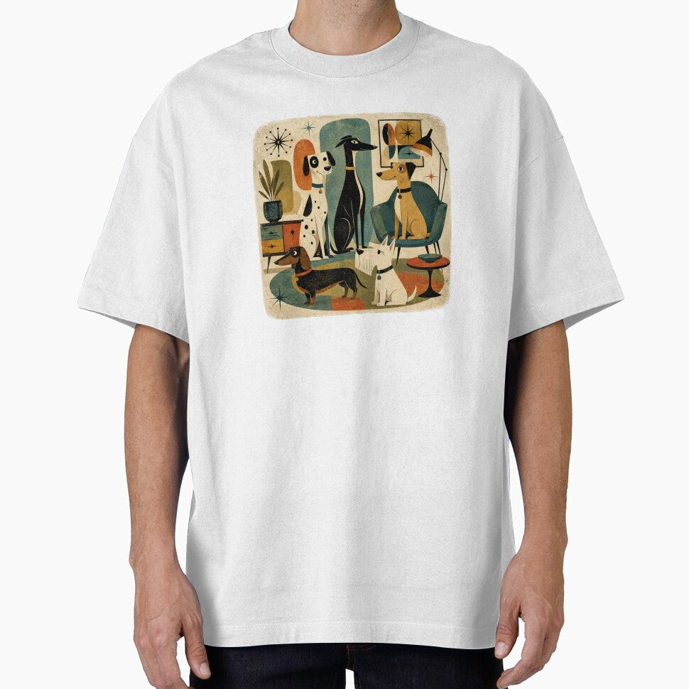 Mid Century Modern Dogs by Moon Hollow Outfitters