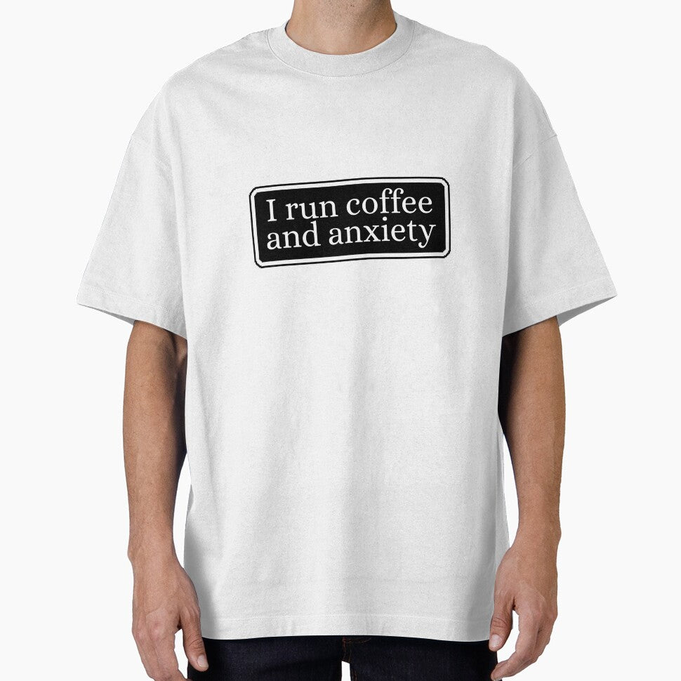 I run coffee and anxiety by Dondonmart