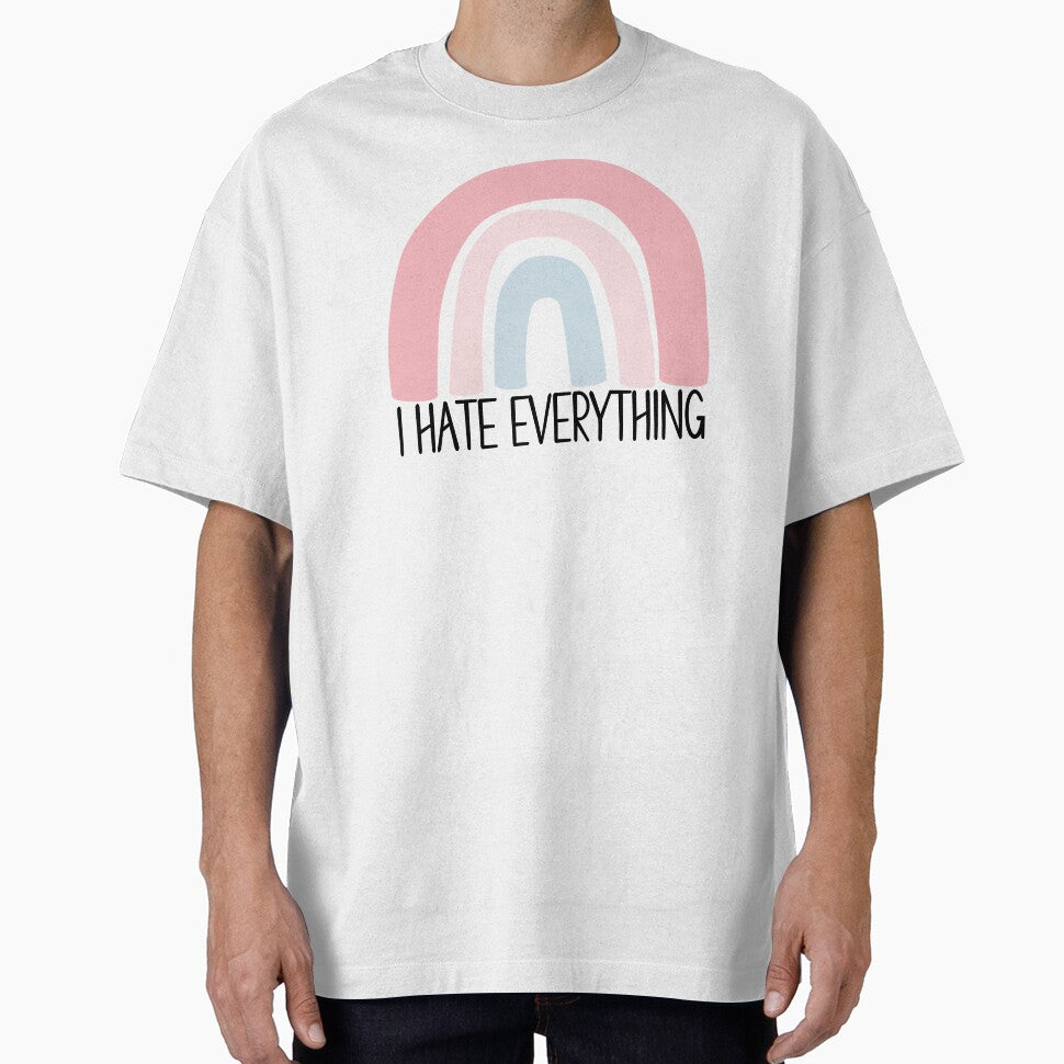 I Hate Everything Rainbow - Artsy Boho by KGoPrintables