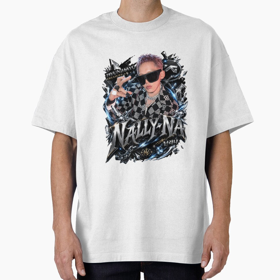 TREASURE NALLY-NA Hyunsuk Dark Streetwear Kpop Shirt Design by Valeree Store