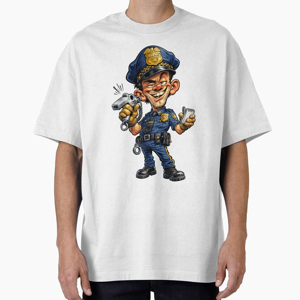 Police Officer Cartoon by AlexLineArt
