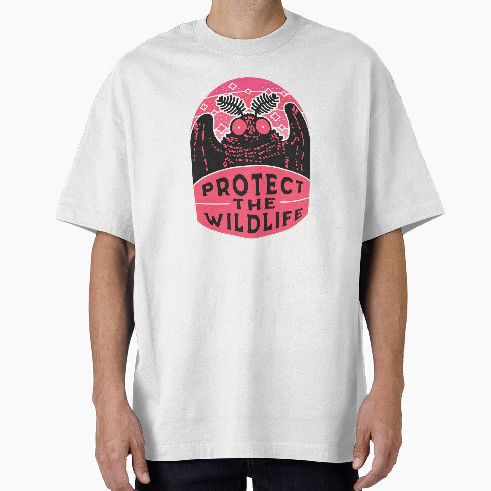 Protect The Wildlife - Pink by Woodcut Prints