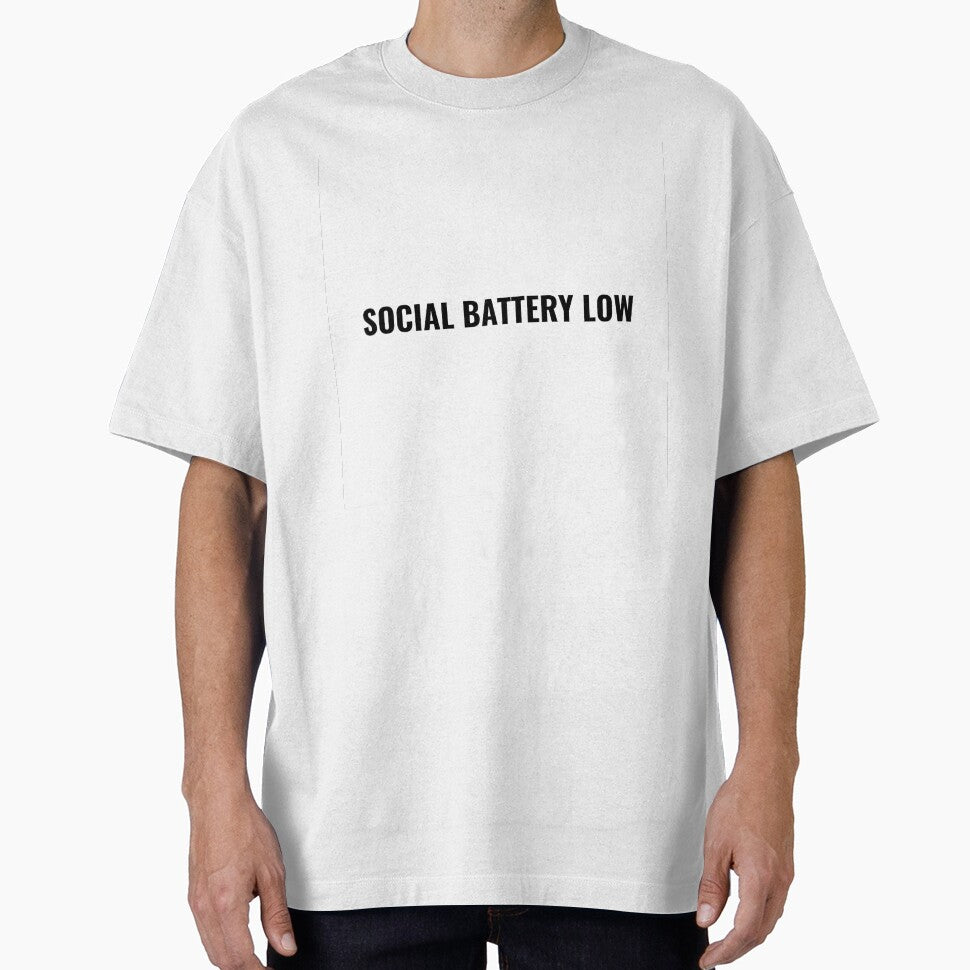 Social Battery Low T-Shirt – Funny Introvert Tee | Uncle Jichuan by Uncle-Jichuan