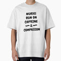 Nurses Run On Caffeine & Compassion | Funny Nurse Quote Gift by Nurse Craft Studio