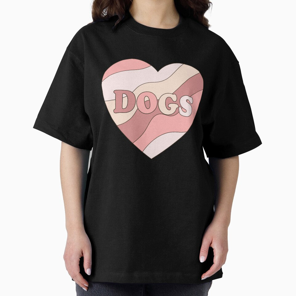 I love dogs retro heart by OkihanaShop