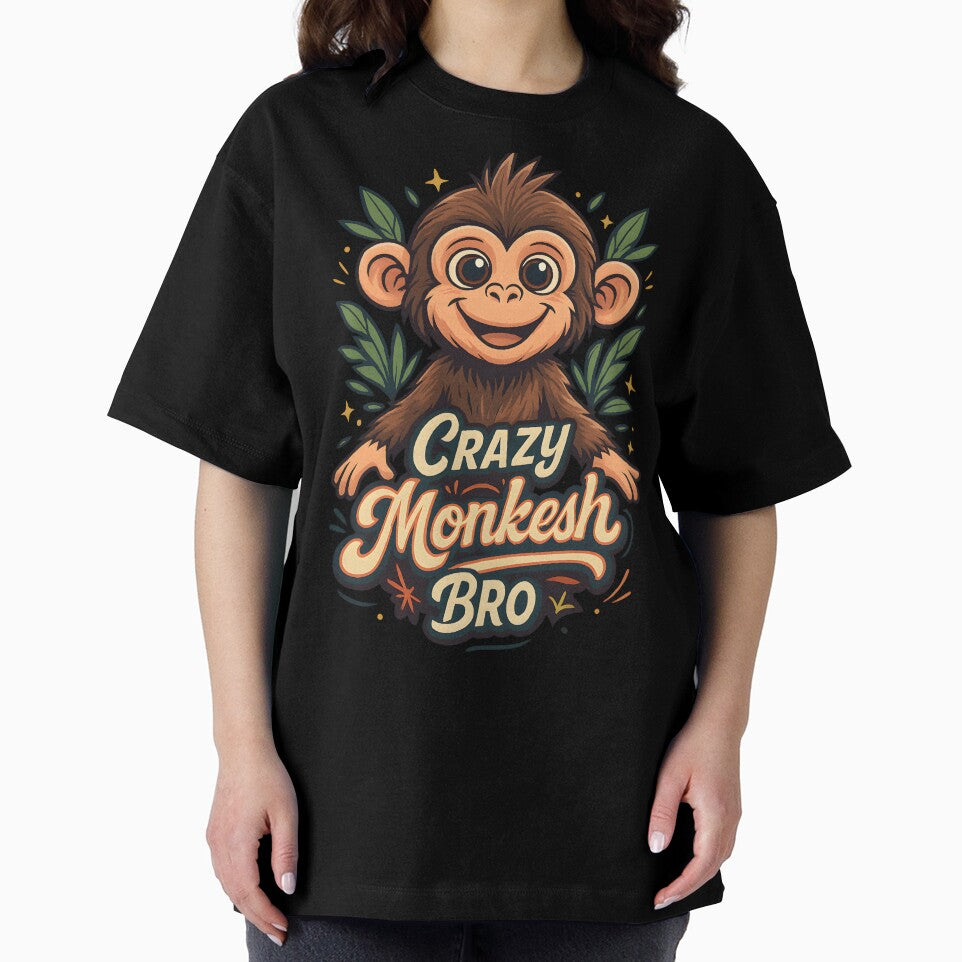 Crazy Monkesh Bro Design Art latest Design art collection ideal for thsirt, premium oversized hoodies and sweatshrits, by Holadiseno