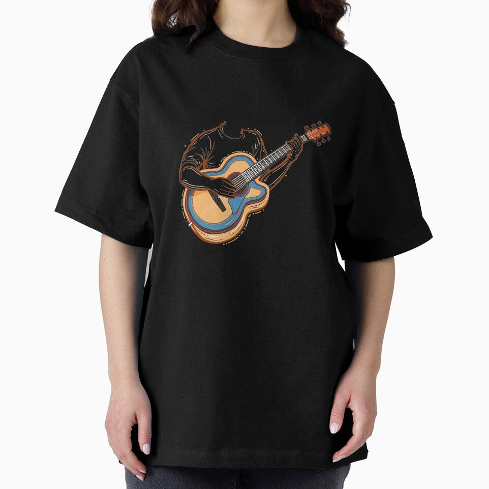 Guitarist playing guitar by Inklivion