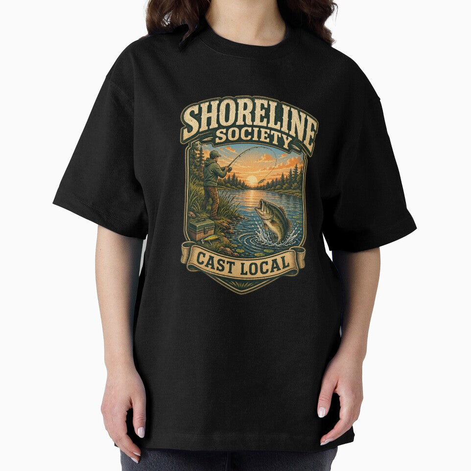 Shoreline Society Cast Local Fishing Shirt by Andrew Lomax