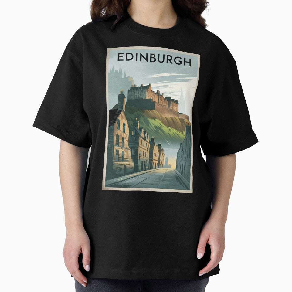 Edinburgh Vintage Travel Poster by TravelerRat