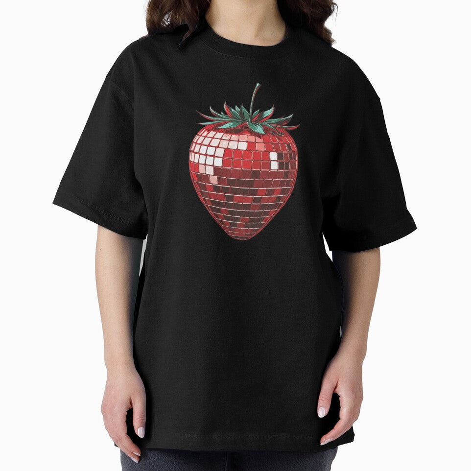 Retro Disco Strawberry Design by Claustronautas