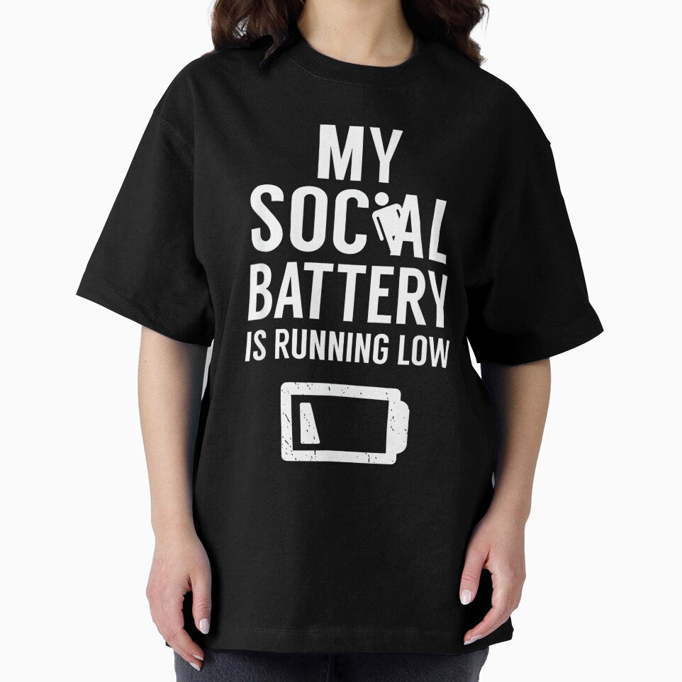 My Social Battery Is Running Low Introvert Shy Introverted by JohnVBurks
