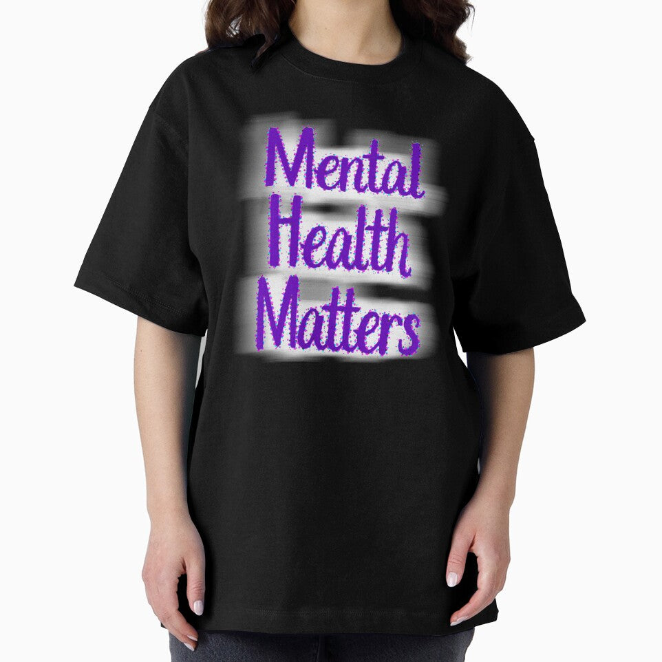 Mental Health Matters Purple Text Affirmation by CottoVerdi