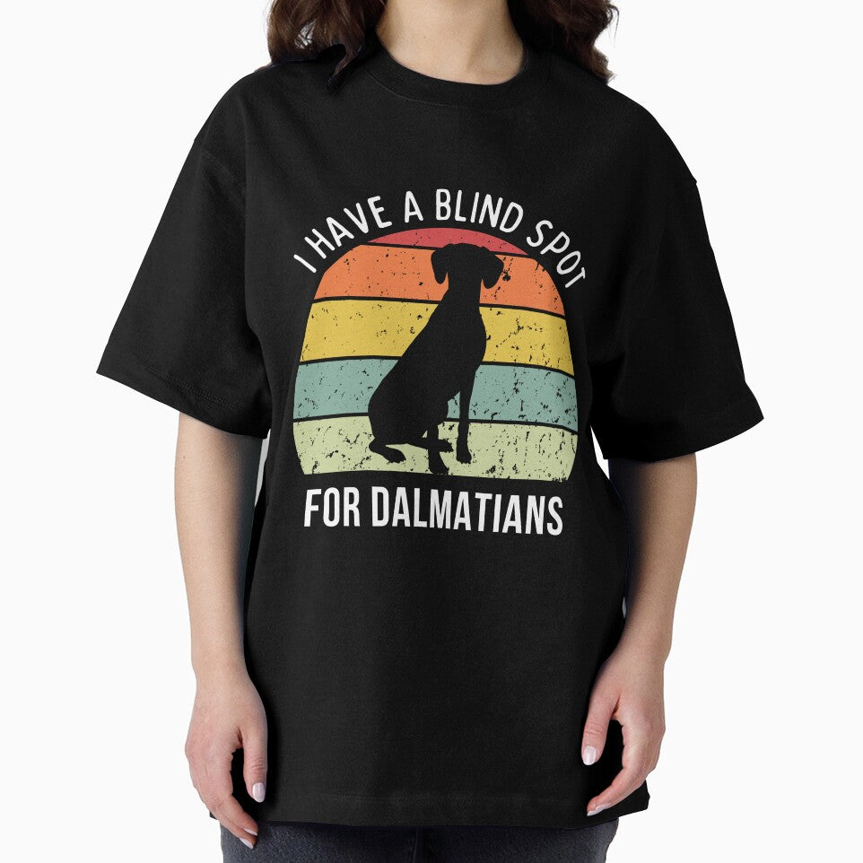 Cute Retro Sunset Dalmatian design - white text by 29Bumblebee