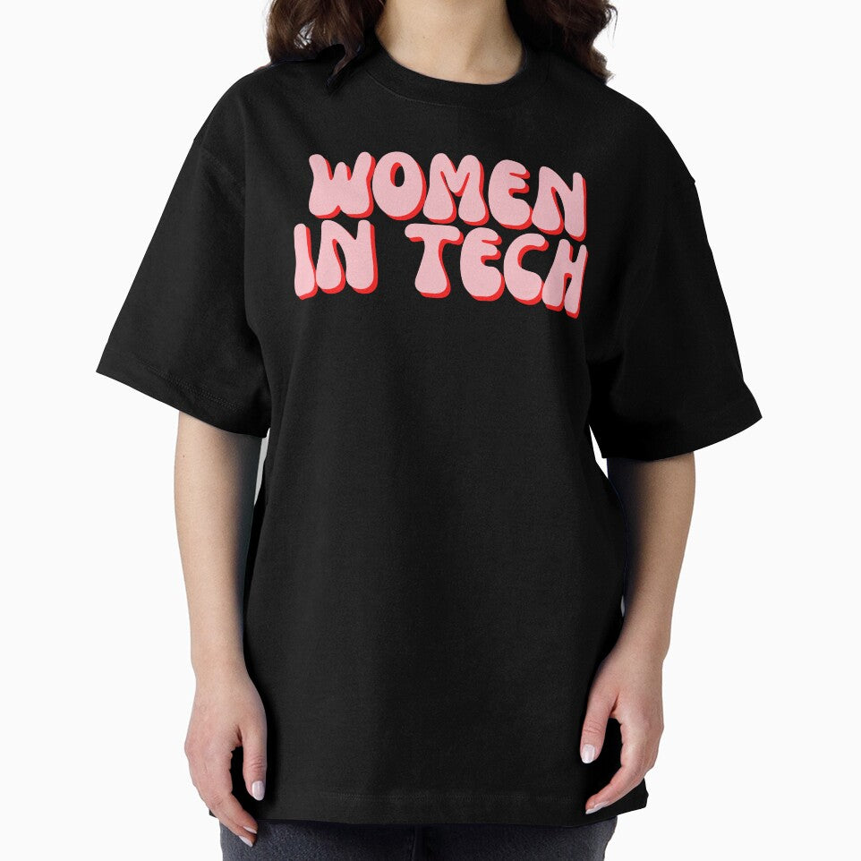 Women in Tech Pink Retro by polishalpaca