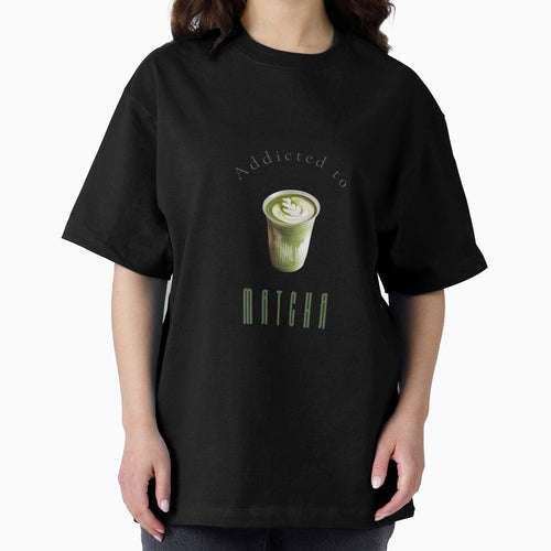 Addicted to Matcha — Bold Typography Green Tea Wall Art Print by MoodsOfMine