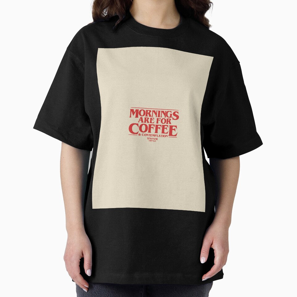 Mornings Are For Coffee Typography Poster by Adronia