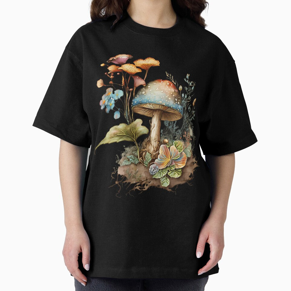 Floral Mushroom Cottagecore by sielmadahurud