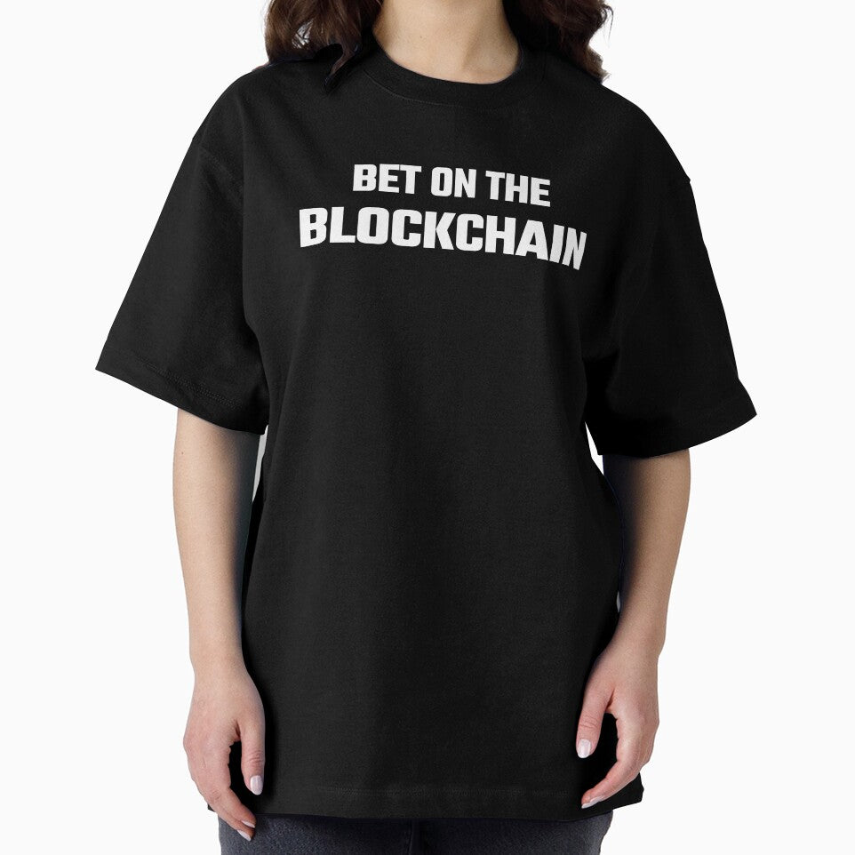 Bet on the Blockchain - White Text by Fight The Shirts