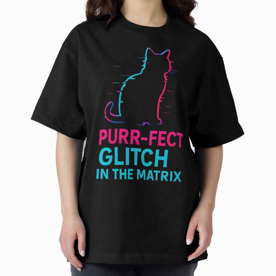Purr-fect Glitch in the Matrix Cat Humour by TroyTheTerrific