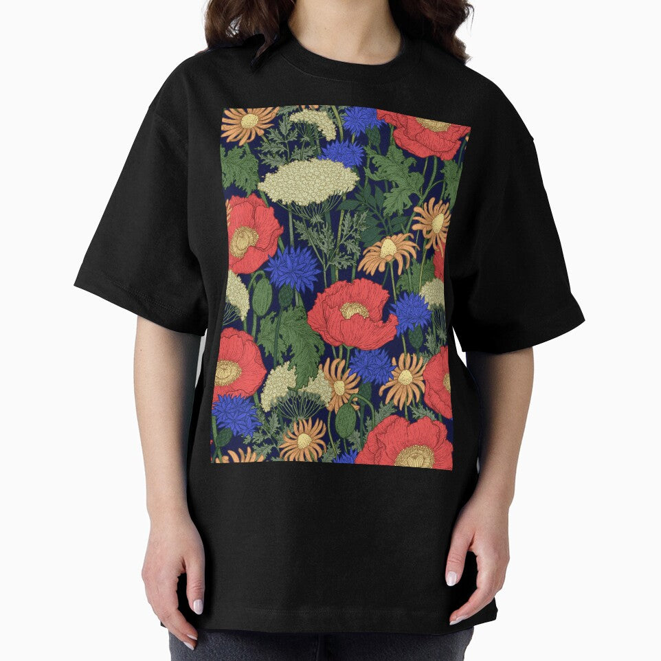 Spring wildflowers - retro pattern by PP-Patterns