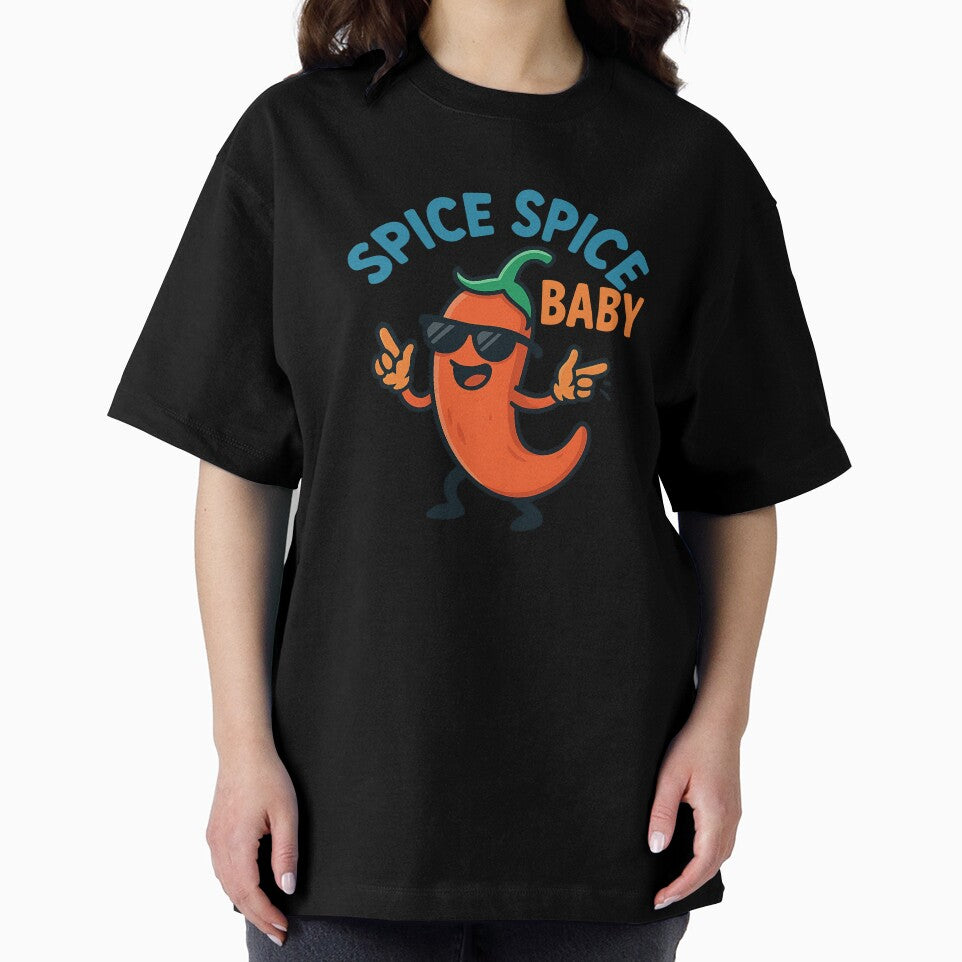 Spice Spice Baby – Funny Chili Pun Shirt by flwy-design
