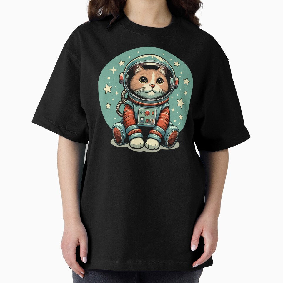 Retro Futurism Astronaut Kitty by Ghost on Toast