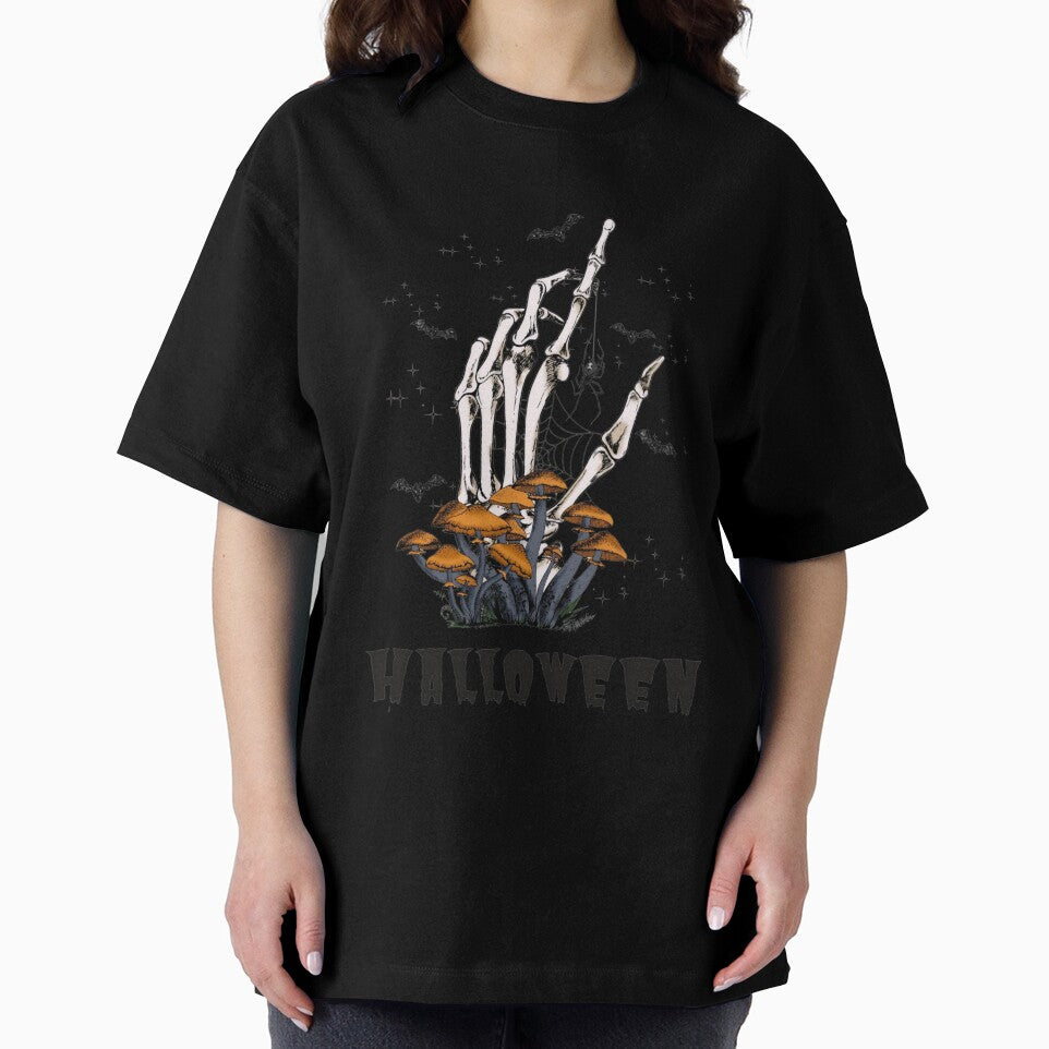 Skeleton Hand Halloween Graphic T-Shirt by KARSCORP