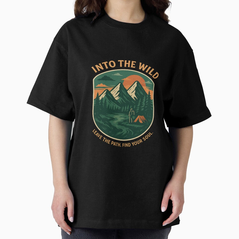"Into the Wild" T-Shirt  – Outdoor Adventure Series by teeheaven88