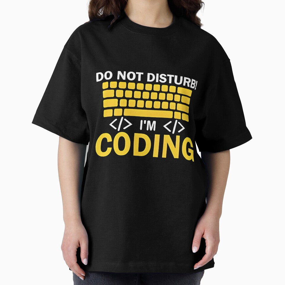 Do Not Disturb I am Coding Warning For Programmers by Zenith Design