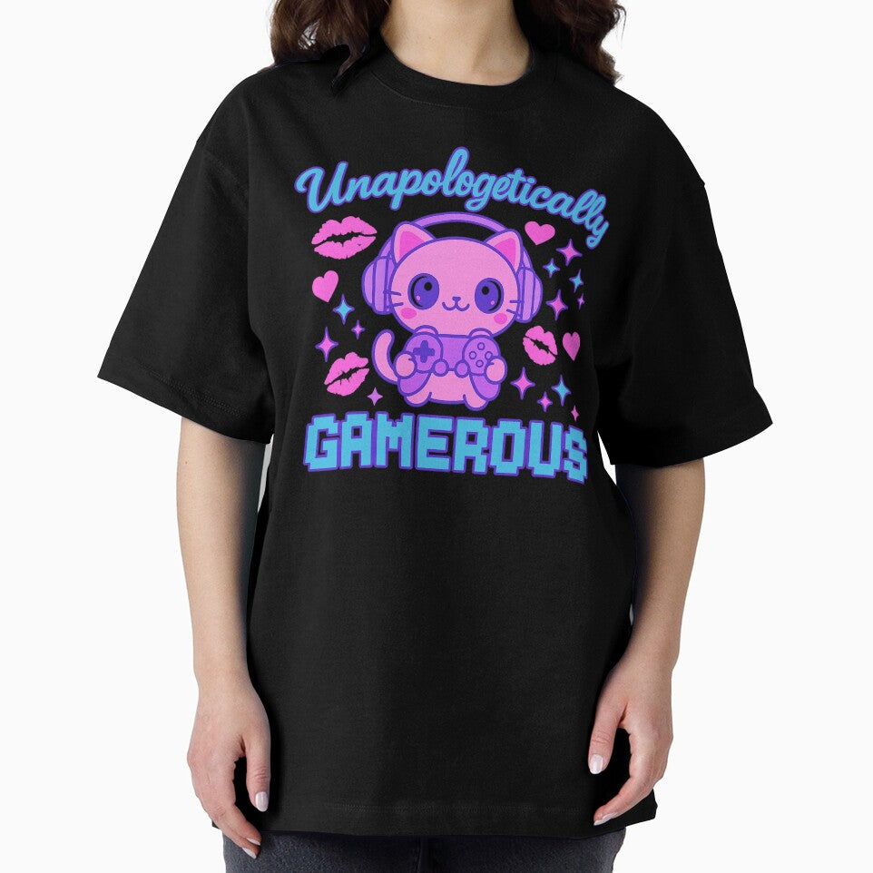Unapologetically Gamerous – Cute Gamer Cat Girl Aesthetic by Threadfellas702